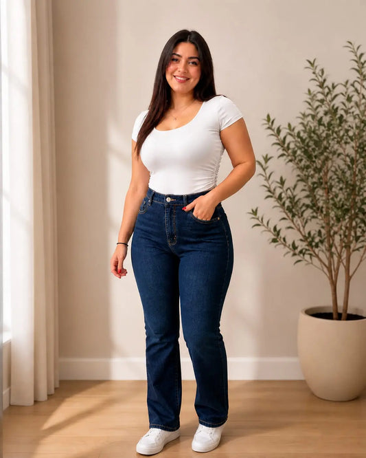 Basic Cotton Top with Half double layer