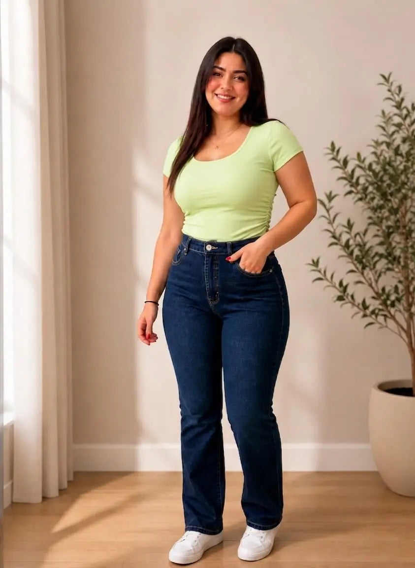 Basic Cotton Top with Half double layer