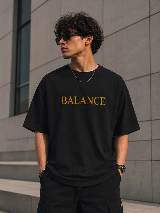 Printed Over Size T-Shirt With Different Print